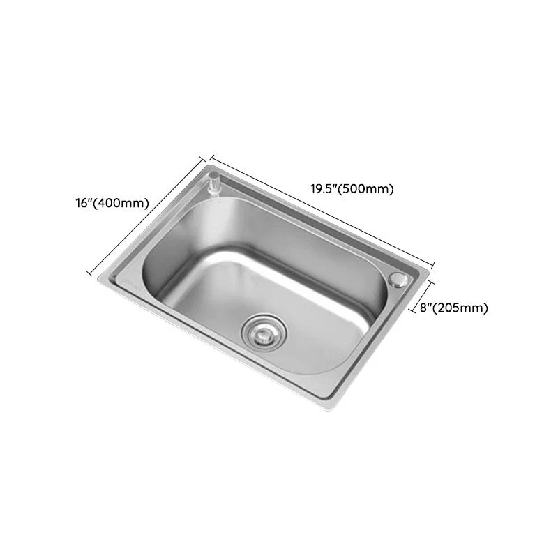 Modern Style Kitchen Sink Roestvrij staal Steel Drop- Oval Kitchen Sink Faucet 15l