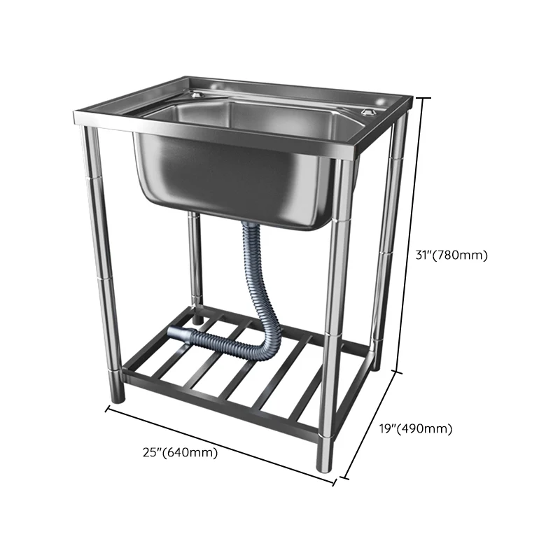 Modern Style Kitchen Sink Rvs Steel All--one Kitchen Sink Drain Assembly 17l