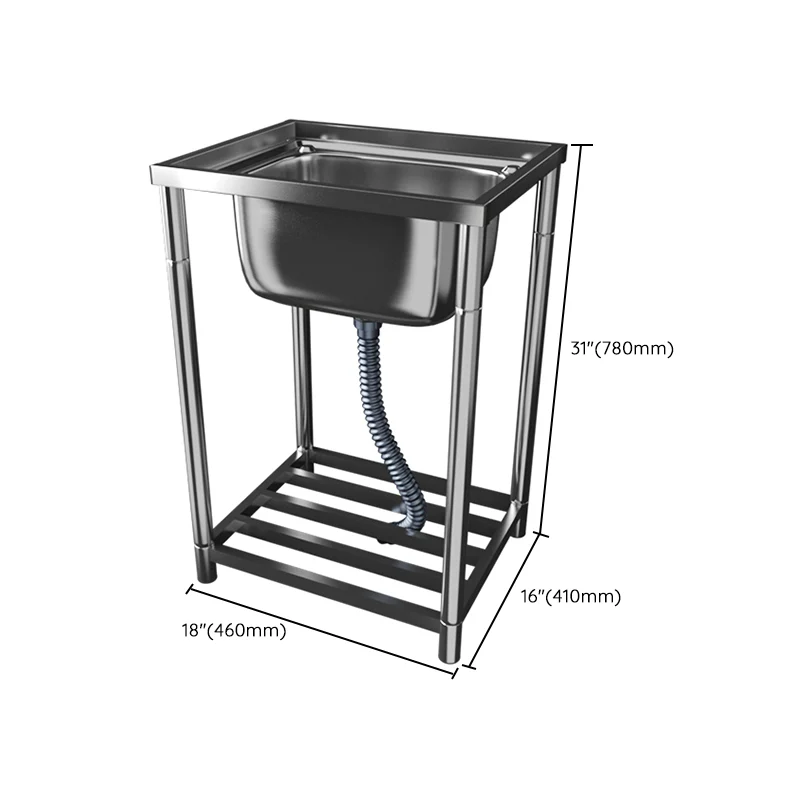 Modern Style Kitchen Sink Rvs Steel All--one Kitchen Sink Drain Assembly 17l