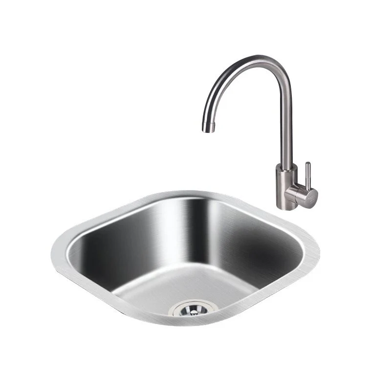 Modern Style Kitchen Sink Stainless Staalsoort Kitchen Sink Oval Shape 13l