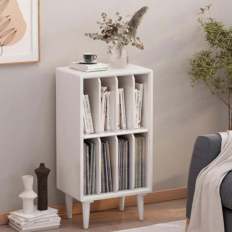 Modern Style Uni Wood Bookshelf Closed Back Bookcase Shelves 18l