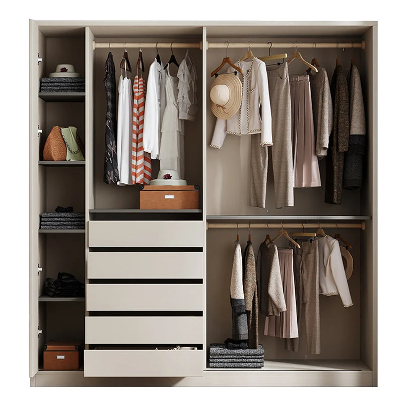 Modern Style Wardrobe Houten Wardrobe Closet Sliding Door 47l