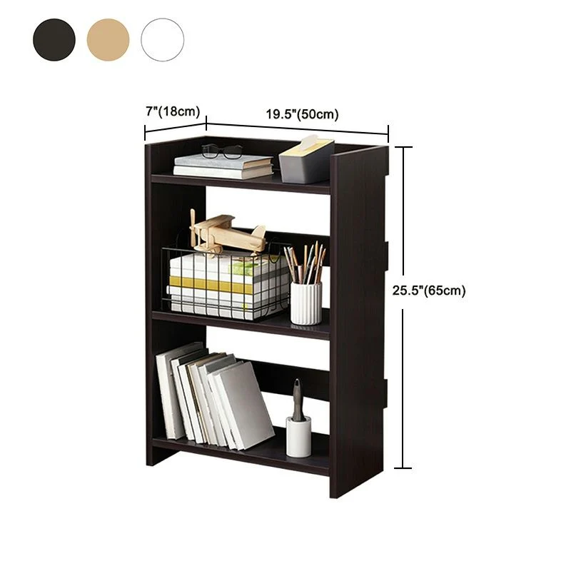Modern Vertical File Cabinet Effen Wood File Cabinet Storage Shelves Black