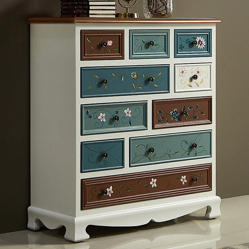 Nautical Bedroom Storage Chest Vertical Van hout Chest Drawers 34l