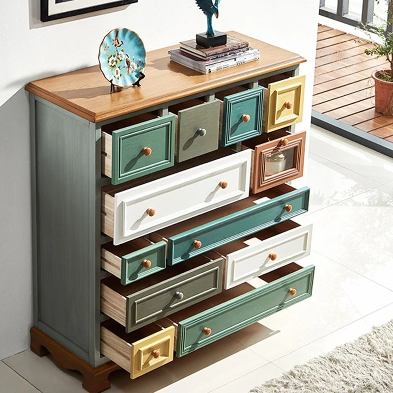 Nautical Bedroom Storage Chest Vertical Van hout Chest Drawers 34l