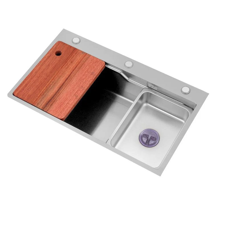 Niet-roestend Steel Kitchen Sink Contemporary Kitchen Sink Drain Assembly 24l
