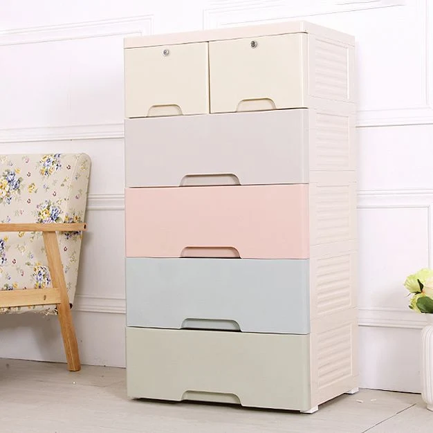 Non-Hanging Armoire Drawer kunststof Storage Cabinet Legs 15l