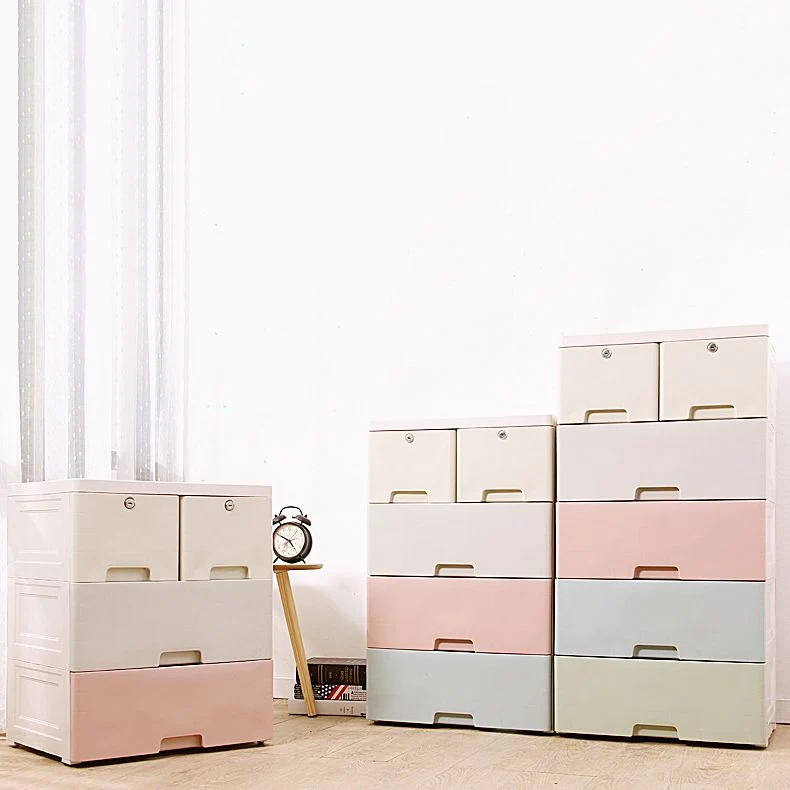 Non-Hanging Armoire Drawer Van kunststof Storage Cabinet Legs 15l