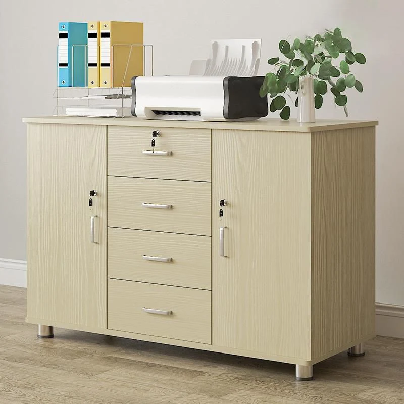 Nordic Style Cabinet Wood Lock and Storage Lateral File Cabinet 39l