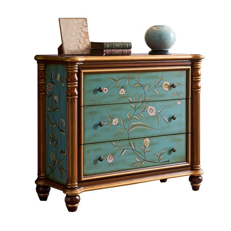 Ornate Traditional Dresser Wood Storage Chest Drawers Bedroom 39l