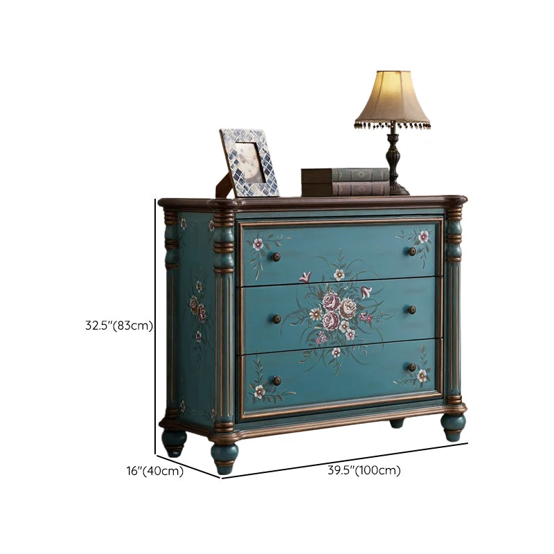 Ornate Traditional Dresser Wood Storage Chest Drawers Bedroom 39l