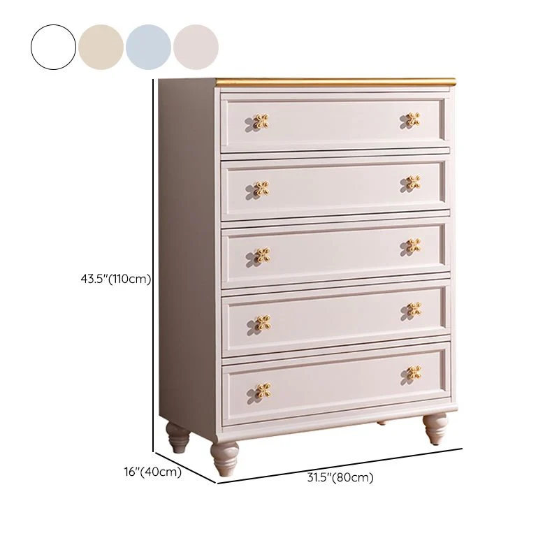 Ornate Traditional Lingerie Chest Natuurrubber Wood Storage Chest Drawers Bedroom 31l