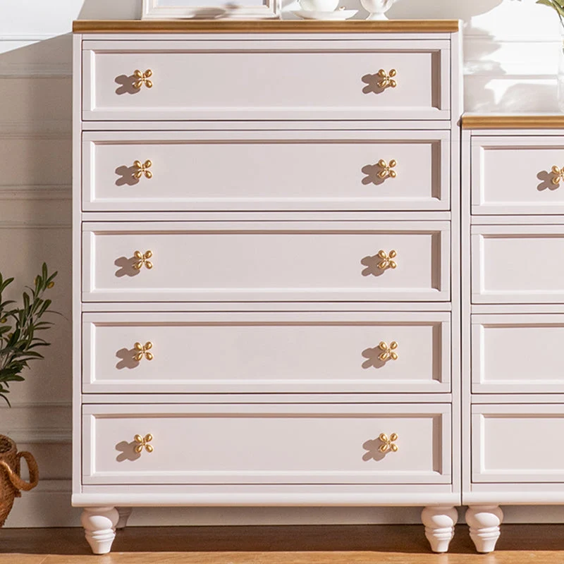 Ornate Traditional Lingerie Chest Natuurrubber Wood Storage Chest Drawers Bedroom 31l