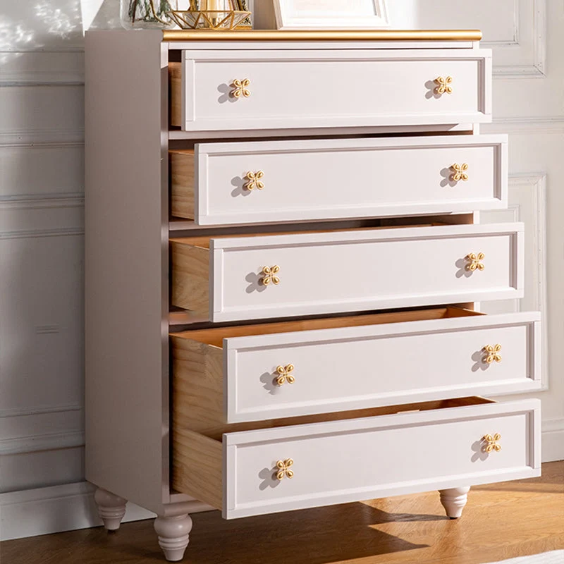Ornate Traditional Lingerie Chest Natuurrubber Wood Storage Chest Drawers Bedroom 31l