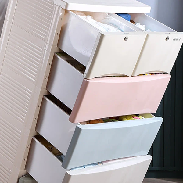 Plastic Afgewerkt Finish Storage Cabinet Contemporary Cabinet Drawers 24l