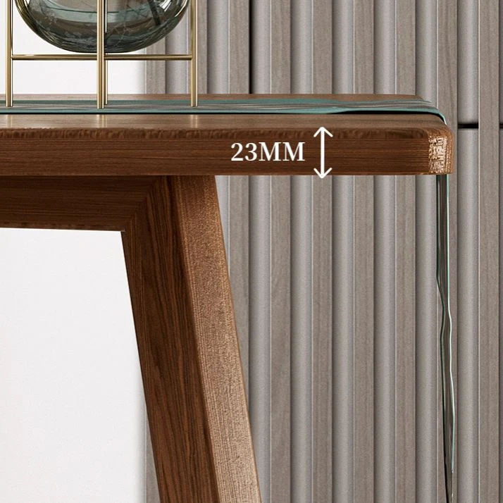 Rectangle Shape Modern Dining Table Wood Color Fixed Table Natuurhout Natural