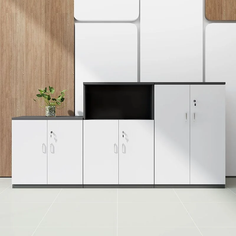 Scandinavian Style Lateral Filing Cabinet Wood Filing Cabinet Locking Storage 31l