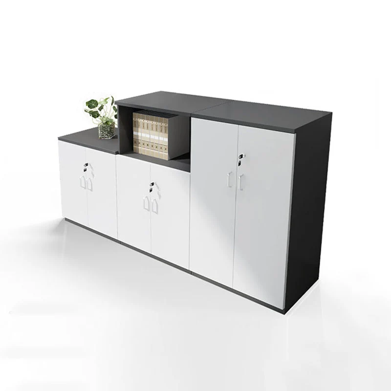 Scandinavian Style Lateral Filing Cabinet Wood Filing Cabinet Locking Storage 31l
