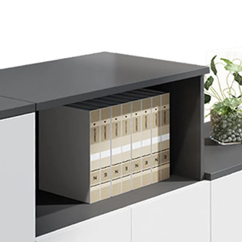 Scandinavian Style Lateral Filing Cabinet Wood Filing Cabinet Locking Storage 31l