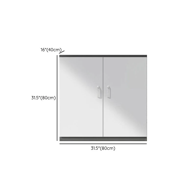 Scandinavian Style Lateral Filing Cabinet Wood Filing Cabinet Locking Storage 31l