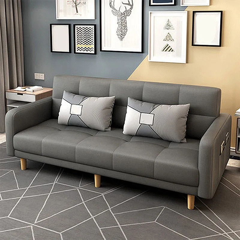 Scandinavian Tight Back Square Arm Sofa/Sectional Storage and Omvormbaar 67l