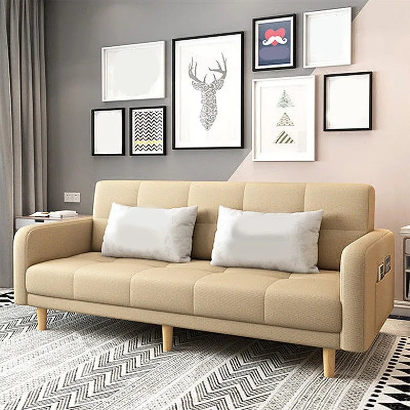 Scandinavian Tight Back Square Arm Sofa/Sectional Storage and Omvormbaar 67l