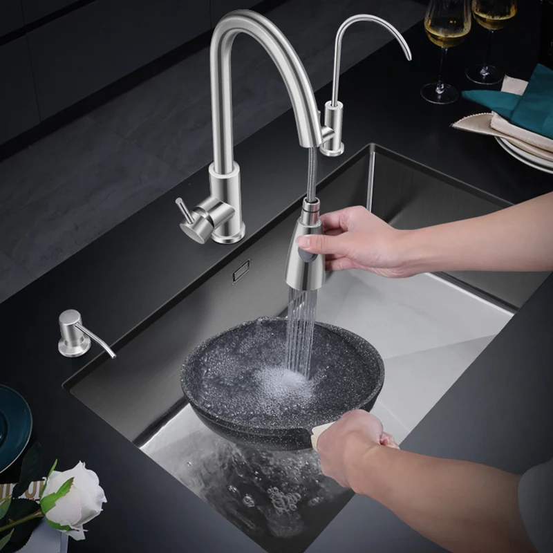 Single Bowl Kitchen Sink Stainless Staal Kitchen Sink Drain Assembly 16