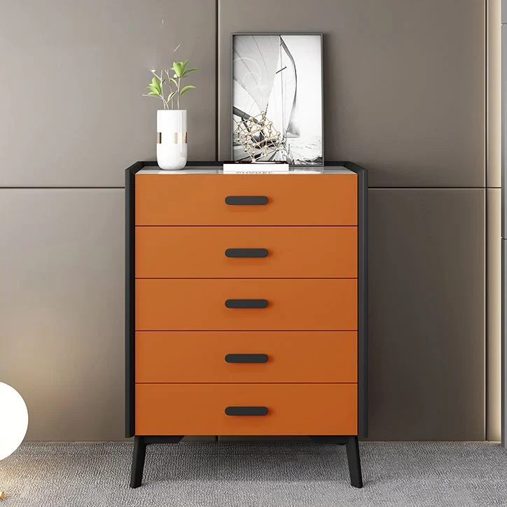 Slate Vertical Dresser Contemporain Wood Storage Chest 2 / 3 / 4 / 5 Drawers 20l