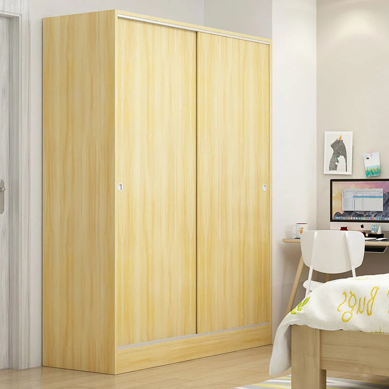 Sliding Door Wardrobe Cabinet Garment Rod Massief hout Wardrobe Closet 39l