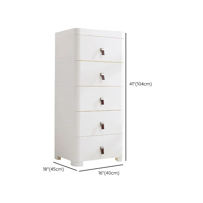 Sneeuwwit Plastic Storage Cabinet Bathroom Contemporary Cabinet Drawers 18l