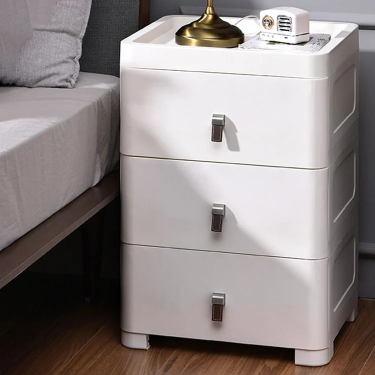 Sneeuwwit Plastic Storage Cabinet Bathroom Contemporary Cabinet Drawers 18l
