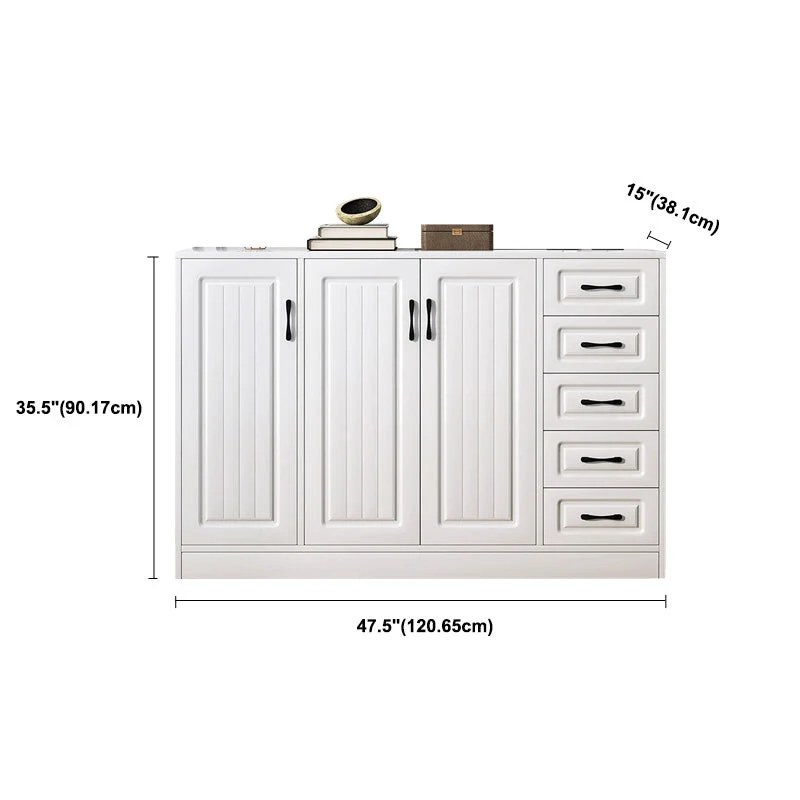 Sneeuwwit Storage Chest Modern Style Wooden Storage Chest Dresser Drawers and Doors Https