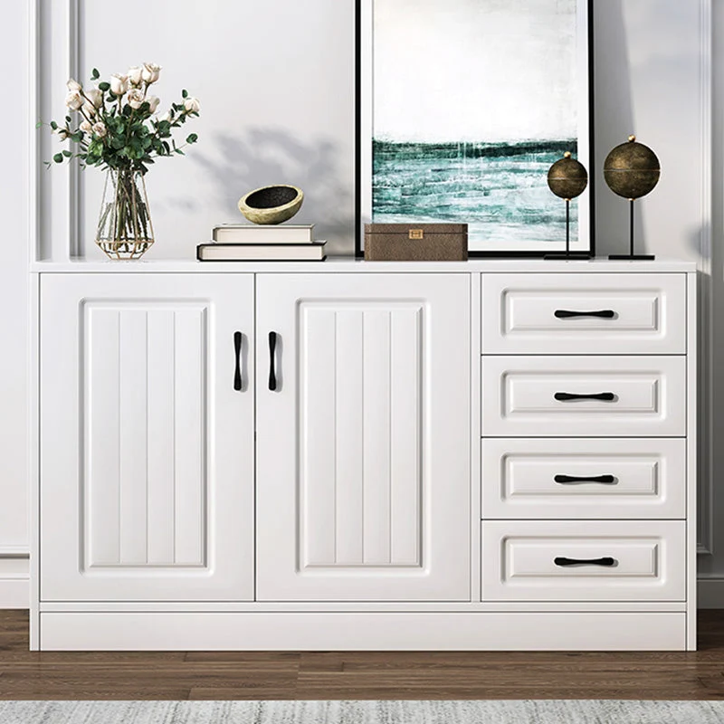 Sneeuwwit Storage Chest Modern Style Wooden Storage Chest Dresser Drawers and Doors Https