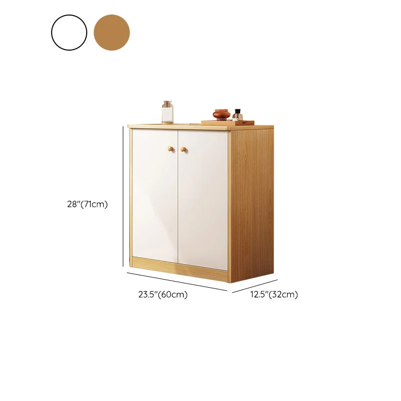 Standard Storage Cabinet Contemporain Wood Rectangle Side Cabinet Drawers 24l