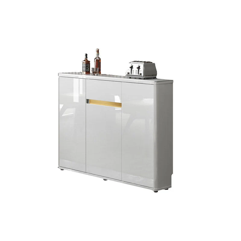 Stone Credenza Strak Dining Buffet Cabinets and Drawers 24l