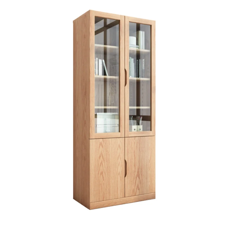 Storage Contemporary File Cabinet Hout Frame Glass Doors Filing Cabinet 31