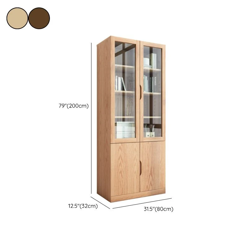 Storage Contemporary File Cabinet Hout Frame Glass Doors Filing Cabinet 31