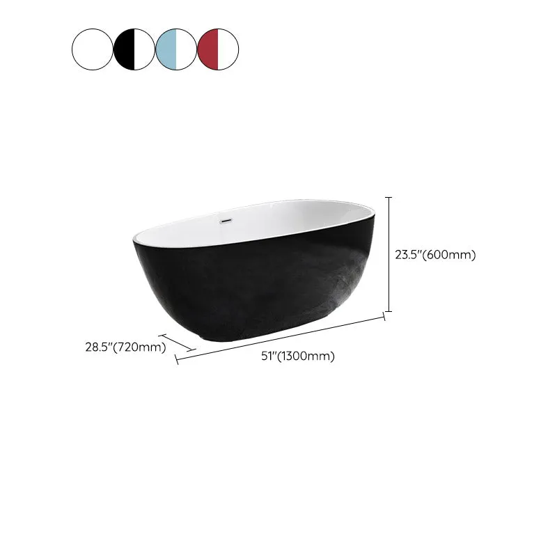 Strak Acrylic Bathtub Freestanding Soaking Bathtub Drain Bath Tub White