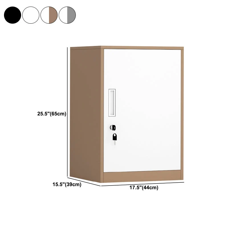 Strak Cabinet Metal Locking Drawers and Storage File Cabinet White
