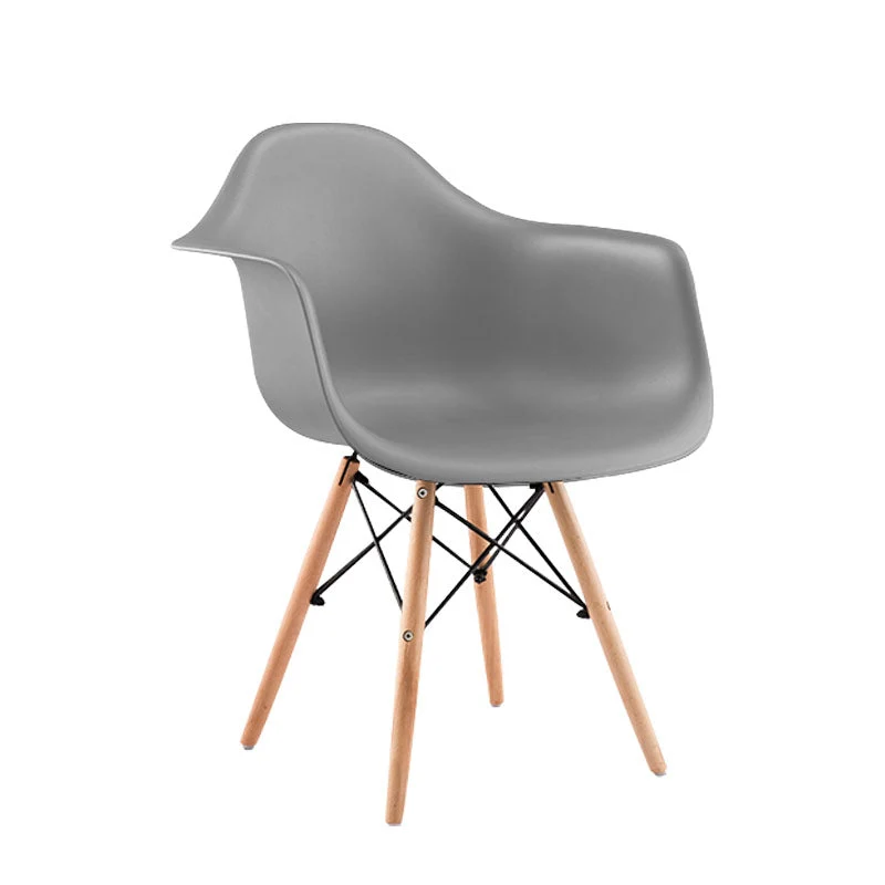 Strak Chairs Dining Arm Chairs Wooden Legs Kitchen Blue