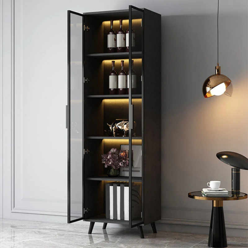 Strak Faux Wood Display Stand Glass Doors Storage Cabinet Doors Https