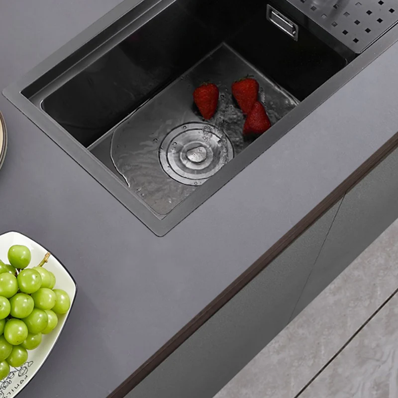 Strak Sink Overflow Hole Single Basin Kitchen Sink Drain Assembly 22l