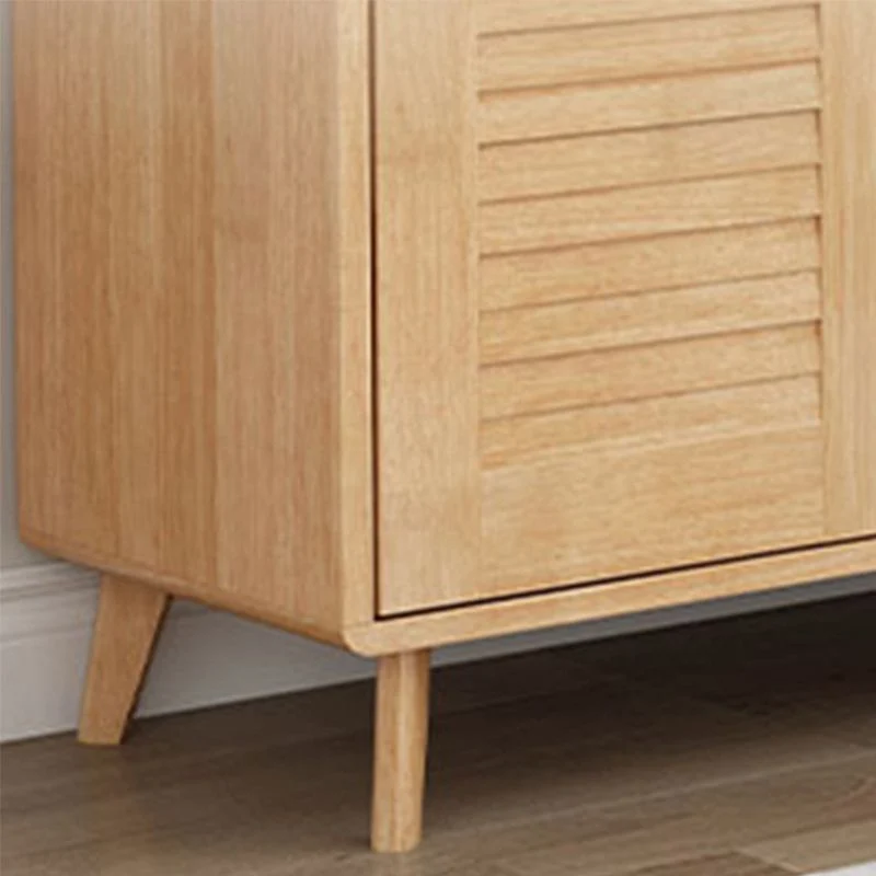 Strak Straight Legs Side Cabinet Wood Knobs Cabinet Drawer 24l