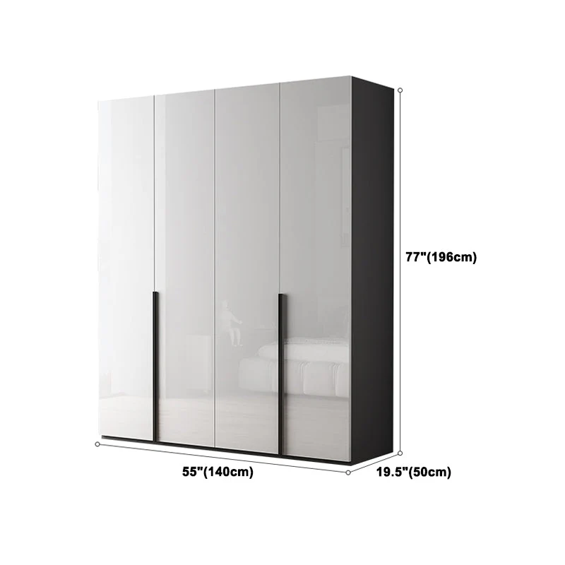 Strak Wardrobe Armoire Engineered Wood Wardrobe Cabinet Drawer 47l