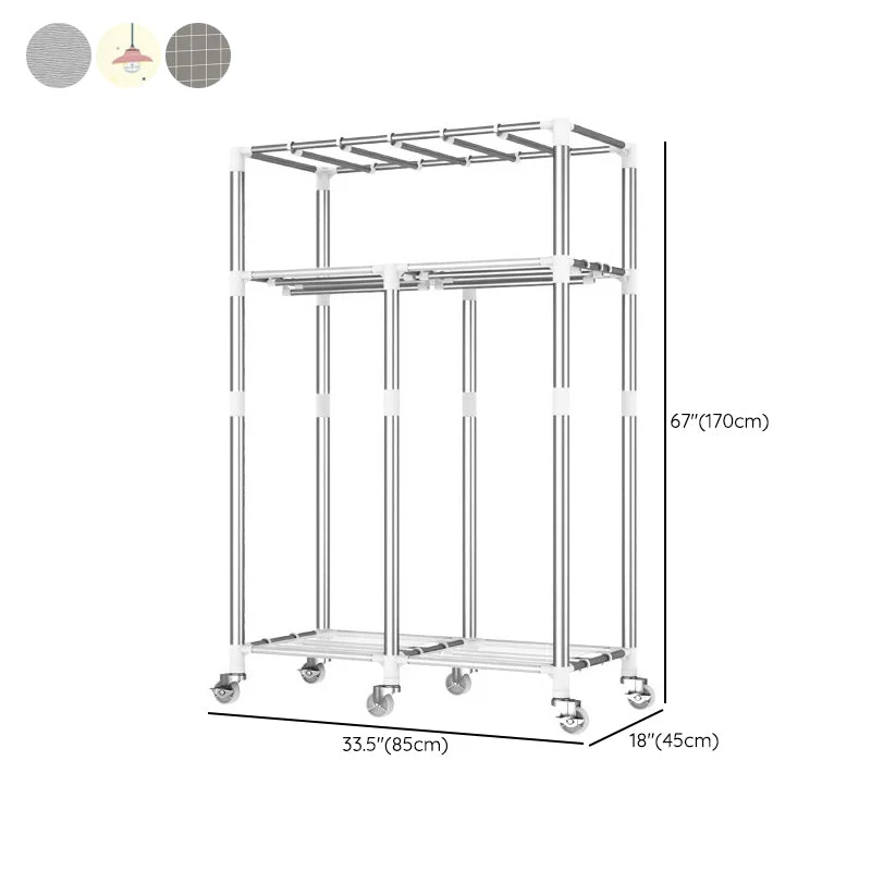 Strak Wardrobe Closet Shelves Steel Wardrobe Cabinet Legs 33l