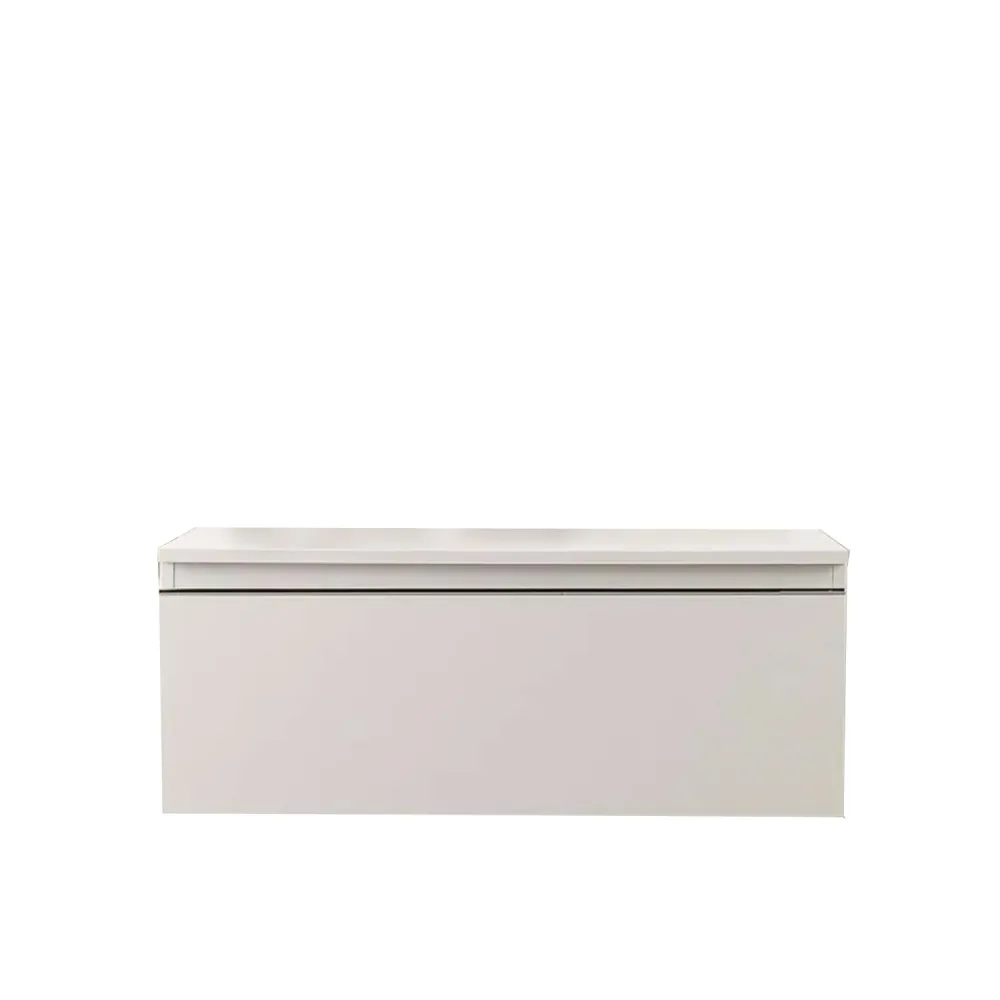 Suspended Cabinet 80 cm matte ivoor MDF Soft-Close closure Destiny Line