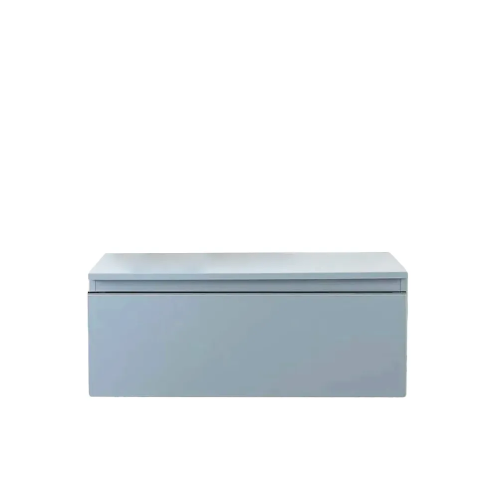 Suspended Cabinet 80 cm Pastel Zeeblauw MDF Soft-Close Closure Cubi&Co Destiny Line
