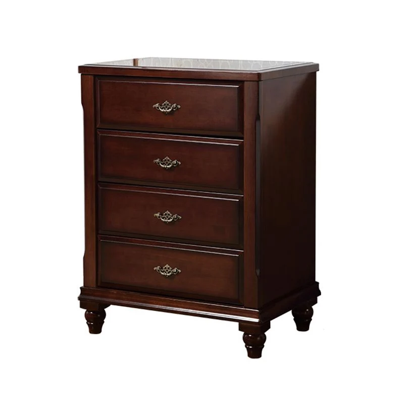 Traditional Houtsoort Bedroom Chest Vertical Storage Chest Drawers