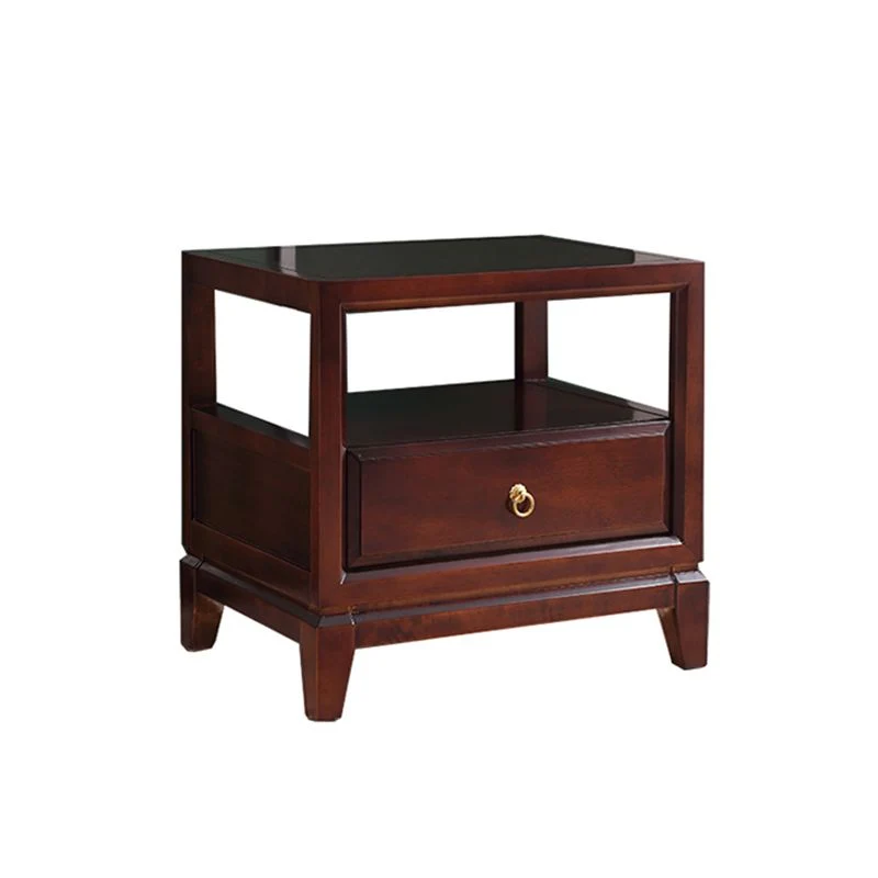 Traditional Nightstand Effen Wood Accent Table Nightstand Drawer 21l