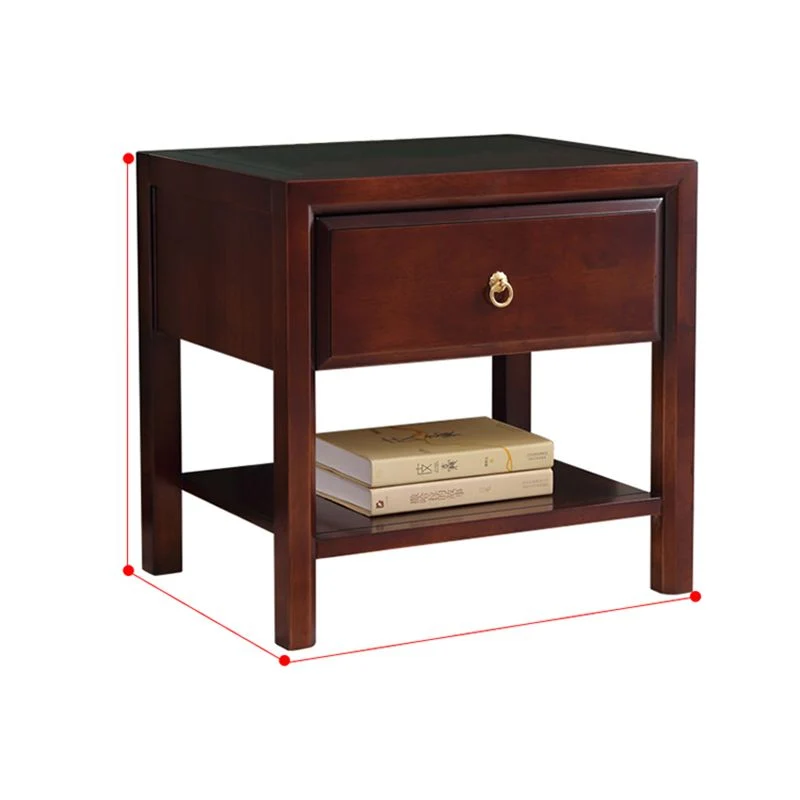 Traditional Nightstand Effen Wood Accent Table Nightstand Drawer 21l